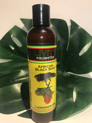 Liquid Black Soap ~ Lemongrass